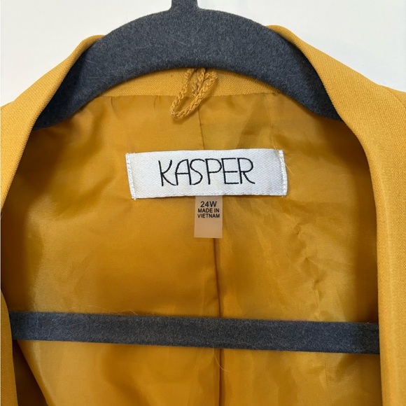 Yellow Kasper Blazer size 24 plus size - Picture 7 of 7